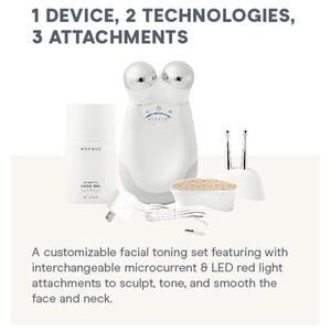 NuFACE Trinity Complete Facial Toning Kit with BONUS Attachments